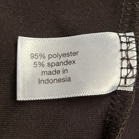 LANE BRYANT Knit Kit Black Wide Leg Crop Pants sz 14/16 Pockets Stretchy Pull On - Picture 10 of 12